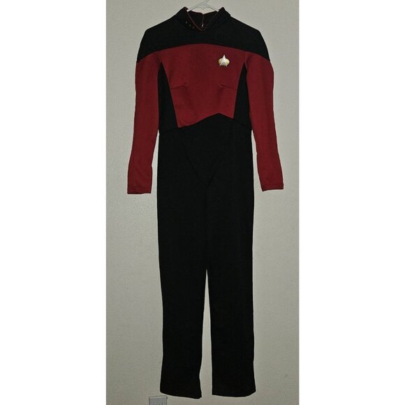 Star Trek Next Generation Picard Red Uniform Halloween Costume JLP Adult Small - Picture 1 of 15